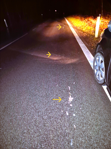 Weg der Wanderung in den Tod